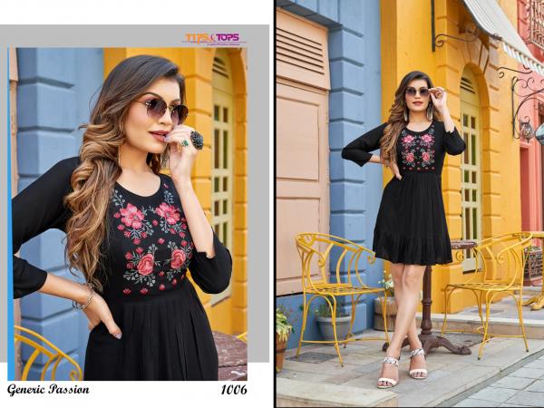 Tips And Tops Yami 2 Fancy Wear Short Kurti Collection